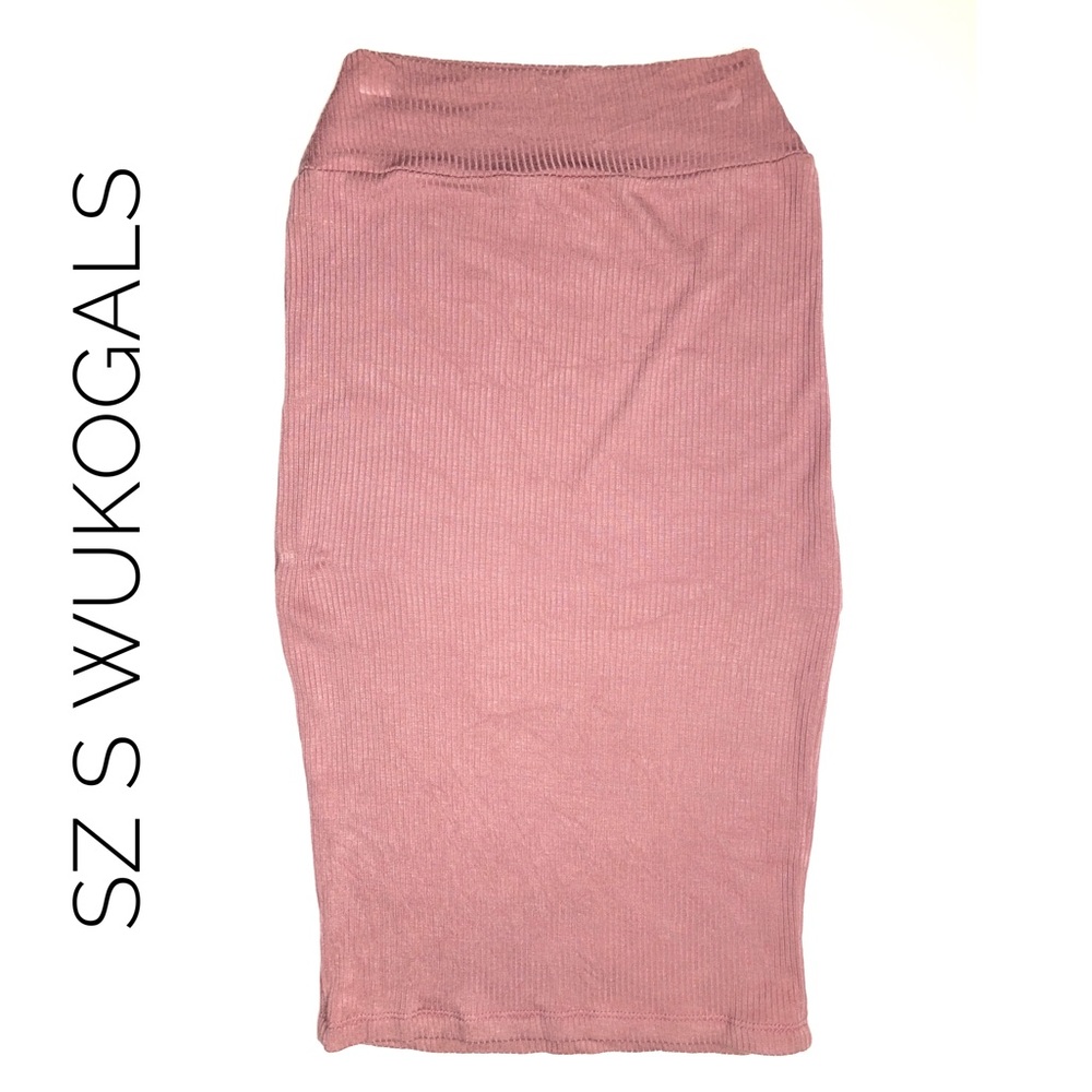 S WukoGals Ribbed Tube Skirt